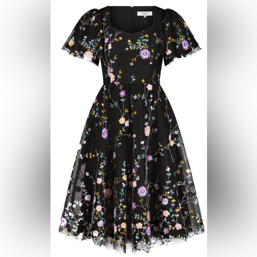 Shimmer Dress Black JessaKae